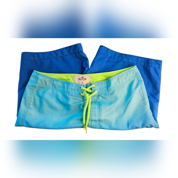 Hollister Co. San Elijo Ombré Swim Shorts - Sz XL - Picture 8 of 10